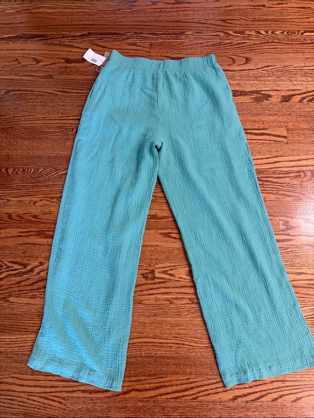 Tart Wide-Leg Pull-On Cotton Pants NWT Size Large